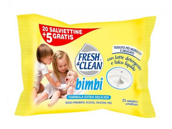 SALV.FRESH&CLEAN BIMBI x20+5
